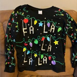 Fa La La La, Christmas sweater, large